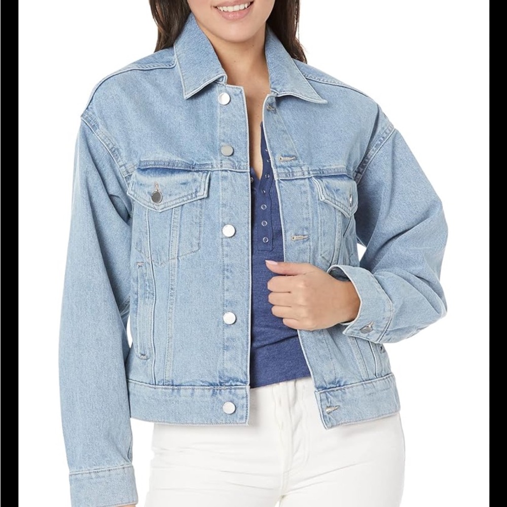 Adrienne Vittandini Jean jacket size medium